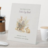 イースターブランチ卵狩りフードテーブルペデスタルサイン 台座サイン (インサイチュ)