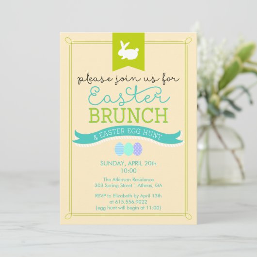 イースターブランチ及びイースターエッグの狩りの招待状 招待状 (スタンド正面)