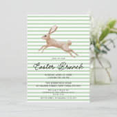 イースターブランチ招待状とヴィンテージウサギ シーズンカード (スタンド正面)