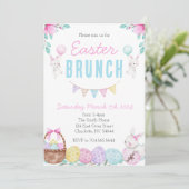 イースターブランチ招待状、イースターランチ招待状 招待状 (スタンド正面)