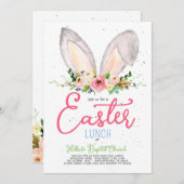 イースターブランチ招待状, イースター昼食招待状 招待状 (正面/裏面)