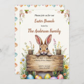 イースターブランチ招待状 招待状 (正面/裏面)