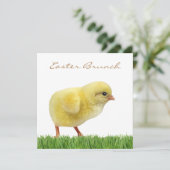 イースターブランチ角5.25インチx 5.25インチ招待状 招待状 (スタンド正面)