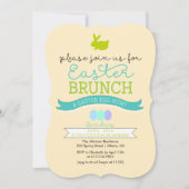 イースターブランチ&イースターエッグ狩り招待状 招待状 (正面)