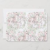 イースターブランチ&エッグ狩りディアバニー招待状 招待状 (裏面)