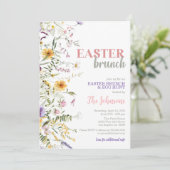イースターブランチ&エッグ狩りフローラ招待状 招待状 (スタンド正面)