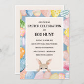 イースターブランチ&エッグ狩り招待状 招待状 (正面/裏面)