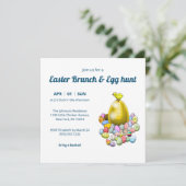 イースターブランチ&エッグ狩り招待状 招待状 (スタンド正面)