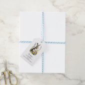 イースターブランチ&エッグ狩り |ワイルドフラワーバニー ギフトタグ (より糸付き)