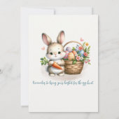 イースターブランチ&エッグ狩り 招待状 (裏面)