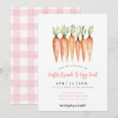 イースターブランチ&エッグ狩り 招待状 (正面/裏面)