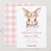 イースターブランチ&エッグ狩り 招待状 (正面/裏面)