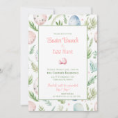 イースターブランチ&エッグ狩り |植物復活祭 シーズンカード (正面)