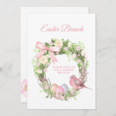 イースターブランチ 招待状 (正面/裏面)