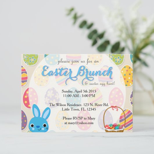 イースターブランチ 招待状 (スタンド正面)