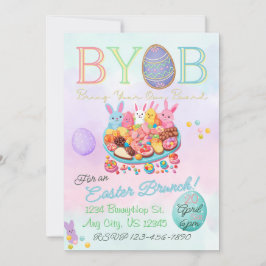 イースターブルンチシャルキュテリーパーティの招待状 招待状
