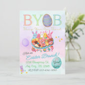 イースターブルンチシャルキュテリーパーティの招待状 招待状 (スタンド正面)