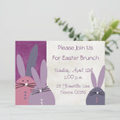 イースターブルンチ招待状 招待状 (スタンド正面)