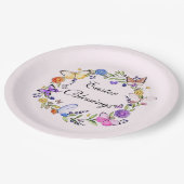 イースターブレッシング ペーパープレート (アングル)