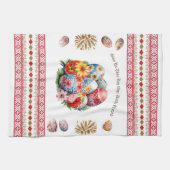 イースターブレッ与えドタオル私たち今日は私たちの毎日のブレア キッチンタオル (横)