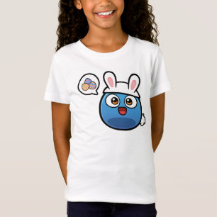 イースターブーイングの女の子のTシャツ Tシャツ