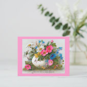 イースターブーケヴィンテージ花 シーズンポストカード (スタンド正面)