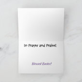 イースタープレッツェルスグリーティング カードカスタマイズ! シーズンカード (内部)