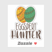 イースタープンエグスパルットハンターことわざユーモアかわいいおもしろい シール (シート)