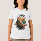 イースタープン | 2025年カスタム家族の写真染めシャツ トライブレンドＴシャツ (正面)