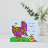 イースターヘンウクライナフォークアートバイヴェラトレムバッハ シーズンポストカード (スタンド正面)