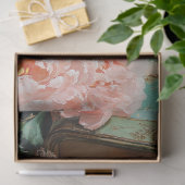 イースターヘングリーンスーツケースフローラレースのデコパージュ 薄葉紙 (ギフト)