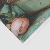 イースターヘングリーンスーツケースフローラレースのデコパージュ 薄葉紙 (詳細)