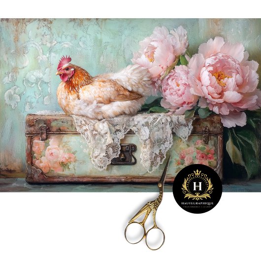 イースターヘンヴィンテージグリーンスーツケースデカップホテル 薄葉紙