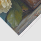 イースターヘンヴィンテージ茶色のスーツケースフローラの切り離し 薄葉紙 (詳細)