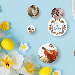 イースターベイビーシャワーテーブルコンフェッティ コンフェッティ