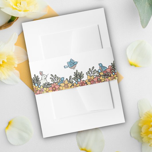 イースターベイビーシャワー 招待状ベリーバンド