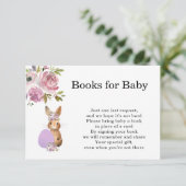 イースターベイビーシャワー | 赤ちゃんのための本 封入カード エンクロージャーカード (スタンド正面)