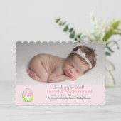 イースターベビーの写真の誕生の発表 シーズンカード (スタンド正面)