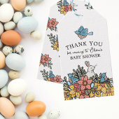 イースターベビーシャワーありがとう好意ギフトラベル ギフトタグ