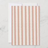 イースターベビーシャワーの途中にいくつかのバニー 招待状 (裏面)