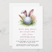 イースターベビーシャワー招待状 招待状 (正面/裏面)