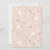 イースターベビーシャワー招待状 招待状 (裏面)