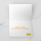 イースターベビーチックカード シーズンカード (内部)