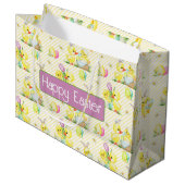 イースターベビーチックスとアヒル ラージペーパーバッグ (正面アングル)