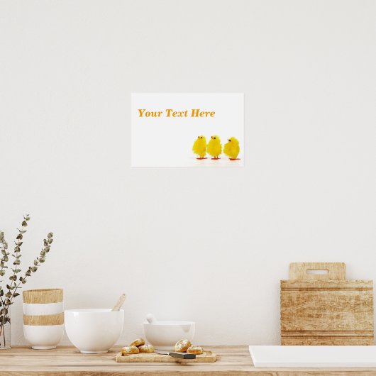 イースターベビーチックポスター ポスター (キッチン)