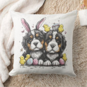 イースターベルネーズマウンテンドッグ クッション (ブランケット)