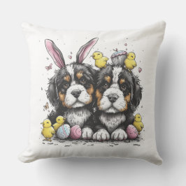 イースターベルネーズマウンテンドッグ クッション