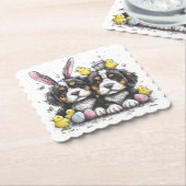 イースターベルネーズマウンテンドッグ ペーパーコースター (アングル)