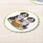 イースターベルネーズマウンテンドッグ ペーパーコースター (アングル)