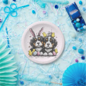 イースターベルネーズマウンテンドッグ ペーパープレート (パーティー)